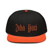Load image into Gallery viewer, Snapback Hat (Black & Orange)