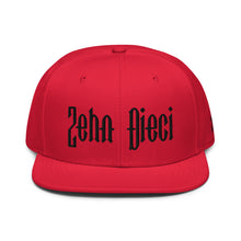 Load image into Gallery viewer, Snapback Hat (Red w/Black)