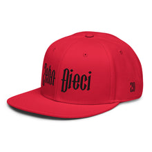 Load image into Gallery viewer, Snapback Hat (Red w/Black)