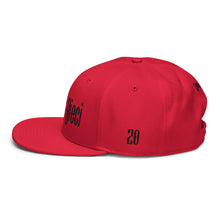 Load image into Gallery viewer, Snapback Hat (Red w/Black)
