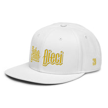 Load image into Gallery viewer, "Chrysos" Snapback Hat (White)