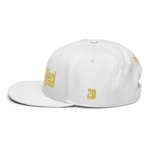 Load image into Gallery viewer, "Chrysos" Snapback Hat (White)
