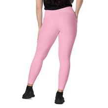 Load image into Gallery viewer, Leggings with pockets (Cotton Candy w/White)
