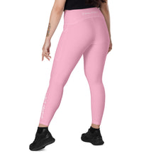 Load image into Gallery viewer, Leggings with pockets (Cotton Candy w/White)
