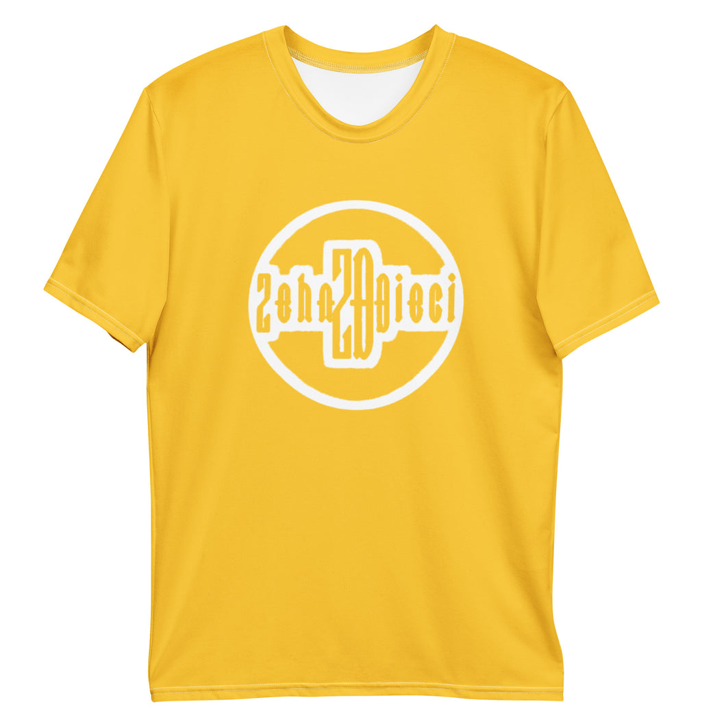 Circle Logo Tee (Gold w/White)