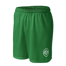 Load image into Gallery viewer, Unisex mesh shorts (Sea Green w/White)
