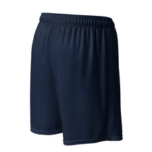 Load image into Gallery viewer, Unisex mesh shorts (Navy w/White)
