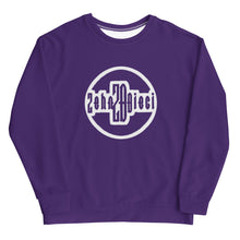 Load image into Gallery viewer, Circle Logo Sweatshirt (Purple w/White)
