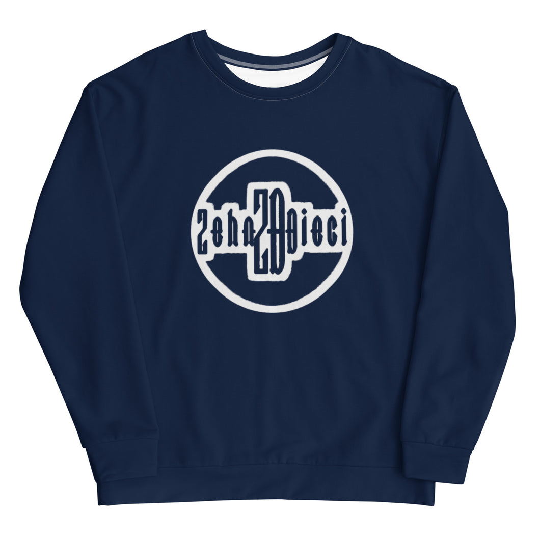 Circle Logo Sweatshirt (Navy w/White)