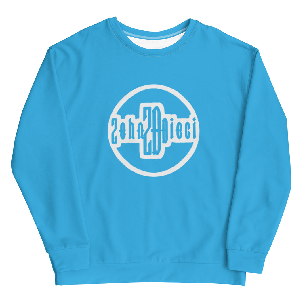 Circle Logo Sweatshirt (Deep Sky Blue w/White)