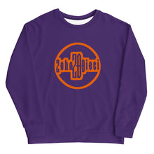 Load image into Gallery viewer, Circle Logo Sweatshirt (Purple w/Orange)
