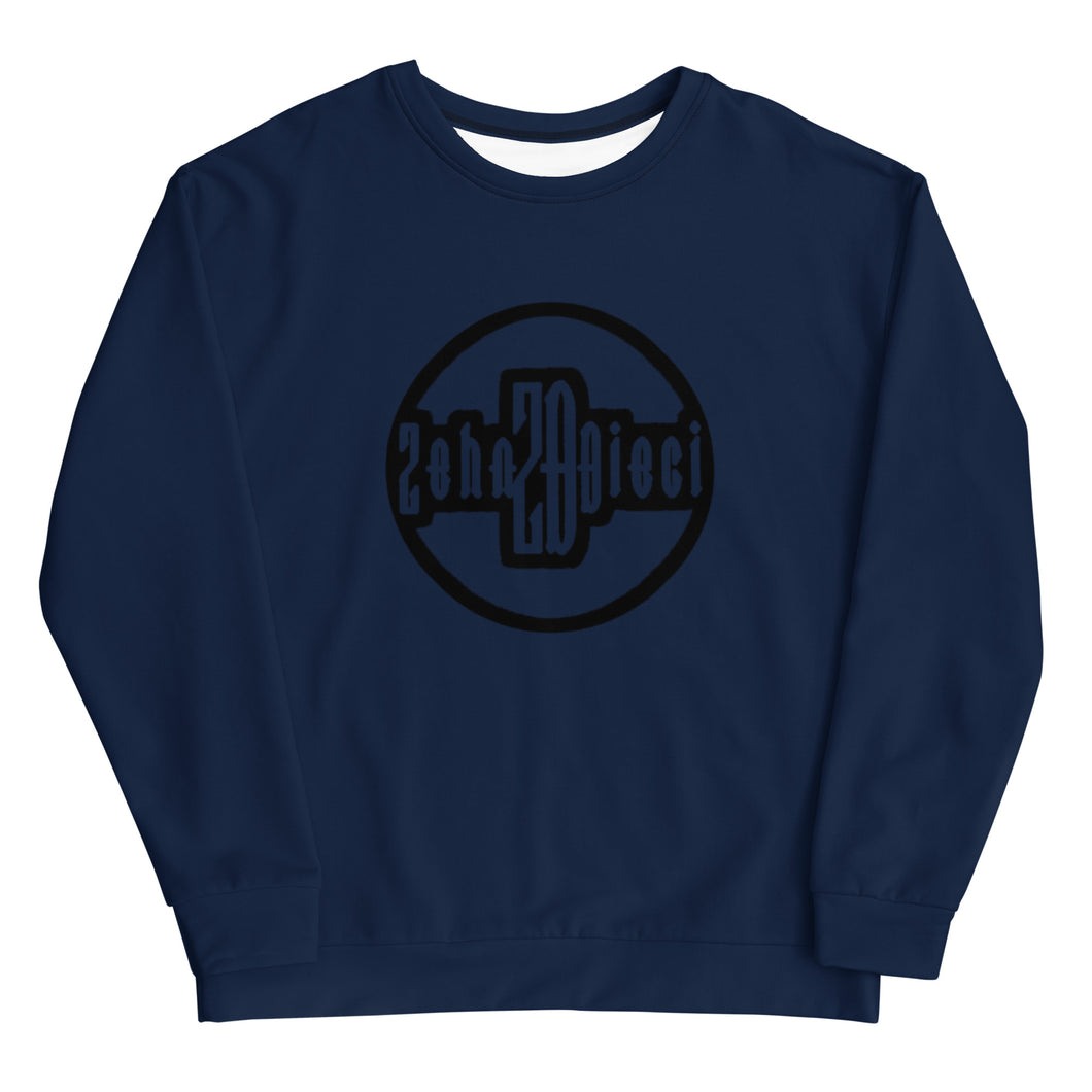 Circle Logo Sweatshirt (Navy w/Black)