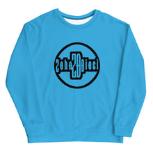 Load image into Gallery viewer, Circle Logo Sweatshirt (Deep Sky Blue w/Black)
