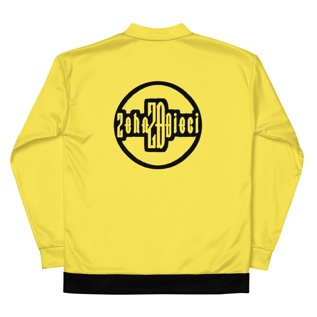 Unisex Bomber Jacket (Yellow w/Black)