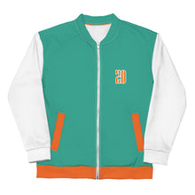 Load image into Gallery viewer, Bomber Jacket (Niagara w/Orange &amp; White)
