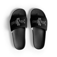 Load image into Gallery viewer, Men’s slides (Blackout w/White)
