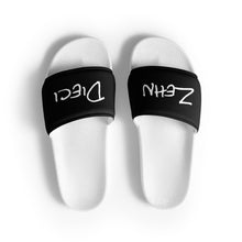 Load image into Gallery viewer, Women&#39;s slides (White w/Black)
