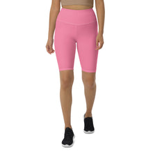 Load image into Gallery viewer, Biker Shorts (Tickle Me Pink w/White)
