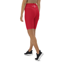 Load image into Gallery viewer, Biker Shorts (Red w/White)
