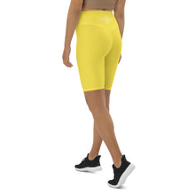 Load image into Gallery viewer, Biker Shorts (Yellow w/White)
