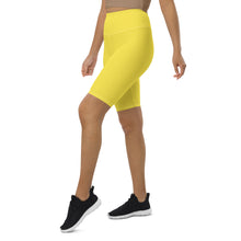 Load image into Gallery viewer, Biker Shorts (Yellow w/White)
