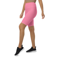 Load image into Gallery viewer, Biker Shorts (Tickle Me Pink w/White)
