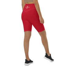 Load image into Gallery viewer, Biker Shorts (Red w/White)
