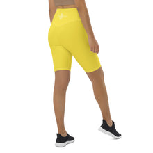 Load image into Gallery viewer, Biker Shorts (Yellow w/White)
