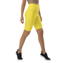 Load image into Gallery viewer, Biker Shorts (Yellow w/White)
