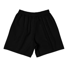 Load image into Gallery viewer, Men&#39;s Athletic Long Shorts (Black w/White)
