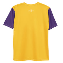 Load image into Gallery viewer, Men&#39;s T-shirt (Gold &amp; Purple)
