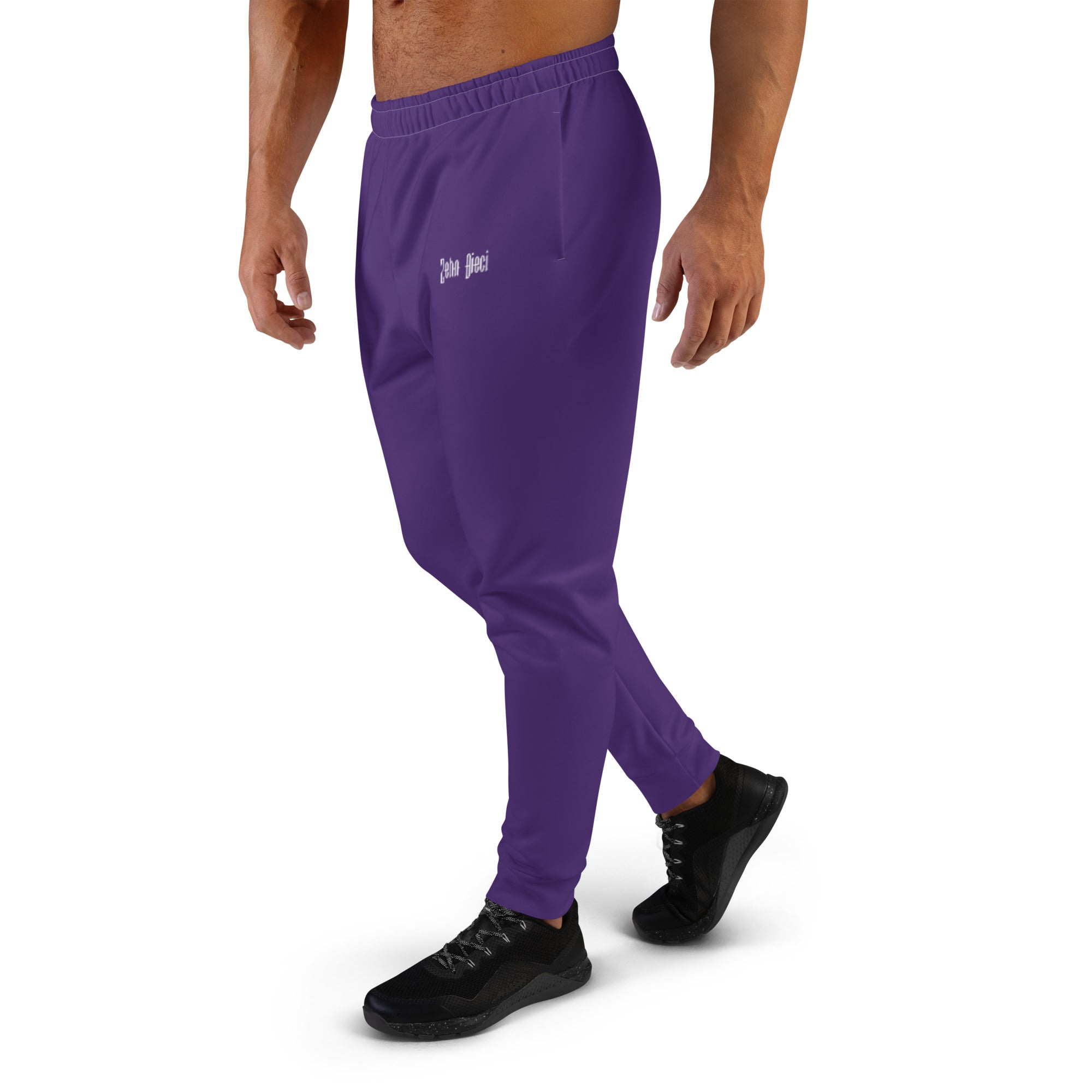 Men's Joggers (Purple & White) – Zehn Dieci