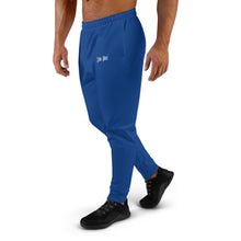 Load image into Gallery viewer, Men&#39;s Joggers (Dark Cerulean &amp; White)
