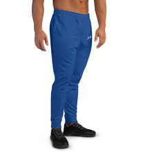 Load image into Gallery viewer, Men&#39;s Joggers (Dark Cerulean &amp; White)
