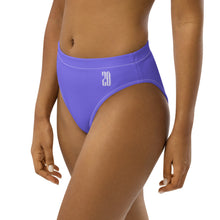 Load image into Gallery viewer, High-waisted bikini bottom (Medium Slate Blue)
