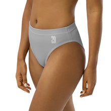 Load image into Gallery viewer, High-waisted bikini bottom (Silver)
