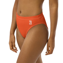 Load image into Gallery viewer, High-waisted bikini bottom (Outrageous Orange)
