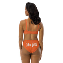 Load image into Gallery viewer, High-waisted bikini set (Orange)
