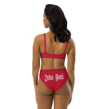 Load image into Gallery viewer, High-waisted bikini set (Red)
