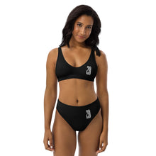 Load image into Gallery viewer, High-waisted bikini set (Black)
