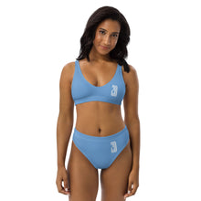 Load image into Gallery viewer, High-waisted bikini set (Jordy Blue)
