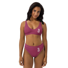 Load image into Gallery viewer, High-waisted bikini set (Lipstick)
