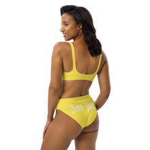 Load image into Gallery viewer, High-waisted bikini set (Yellow)
