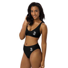 Load image into Gallery viewer, High-waisted bikini set (Black)
