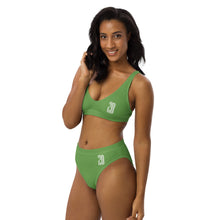 Load image into Gallery viewer, High-waisted bikini set (Green)
