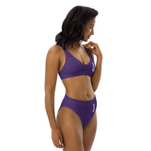 Load image into Gallery viewer, High-waisted bikini set (Purple)
