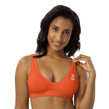 Load image into Gallery viewer, Padded bikini top (Outrageous Orange)
