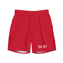 Load image into Gallery viewer, Men&#39;s swim trunks (Red w/White)
