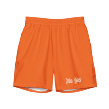 Load image into Gallery viewer, Men&#39;s swim trunks (Orange w/White)
