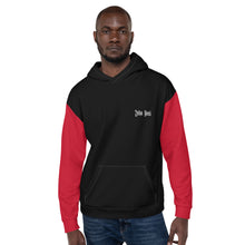 Load image into Gallery viewer, Unisex Hoodie (Black, Red, &amp; White)
